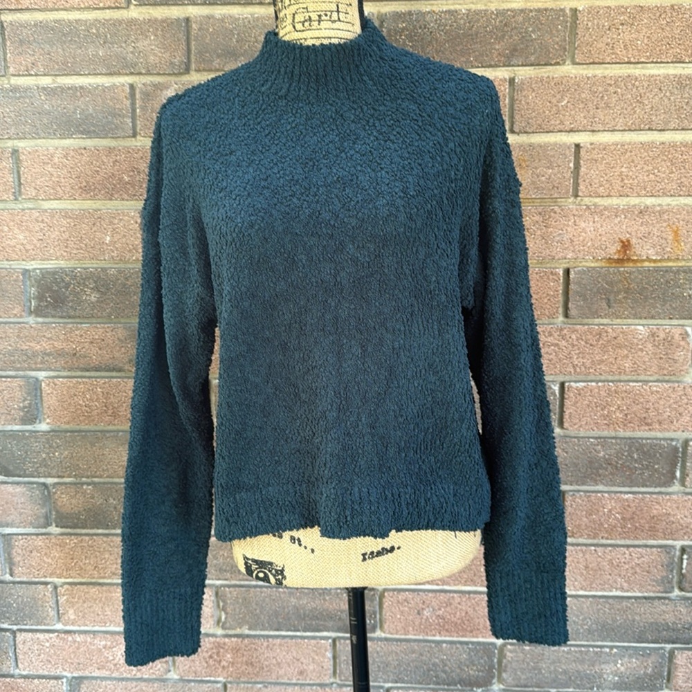 Sanctuary Sweater fluffy green size M very Soft